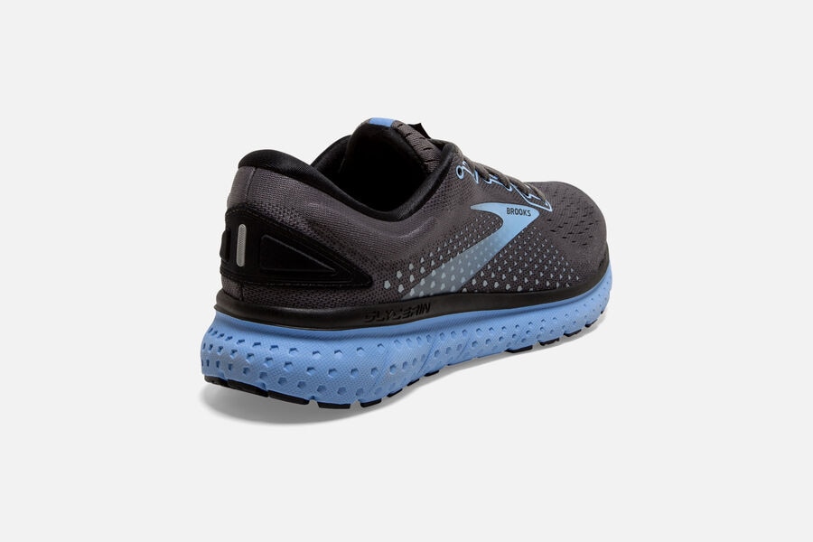 Brooks Glycerin 18 Road Löparskor Dam - Svarta/Blå - 3568-ZIXRN